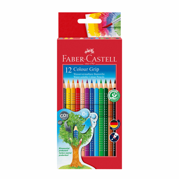 FABER CASTELL ΣΧΟΛΙΚΕΣ ΞΥΛΟΜΠΟΓΙΕΣ GRIP  RR112412 ΣΕΤ 12τμχ 12305893