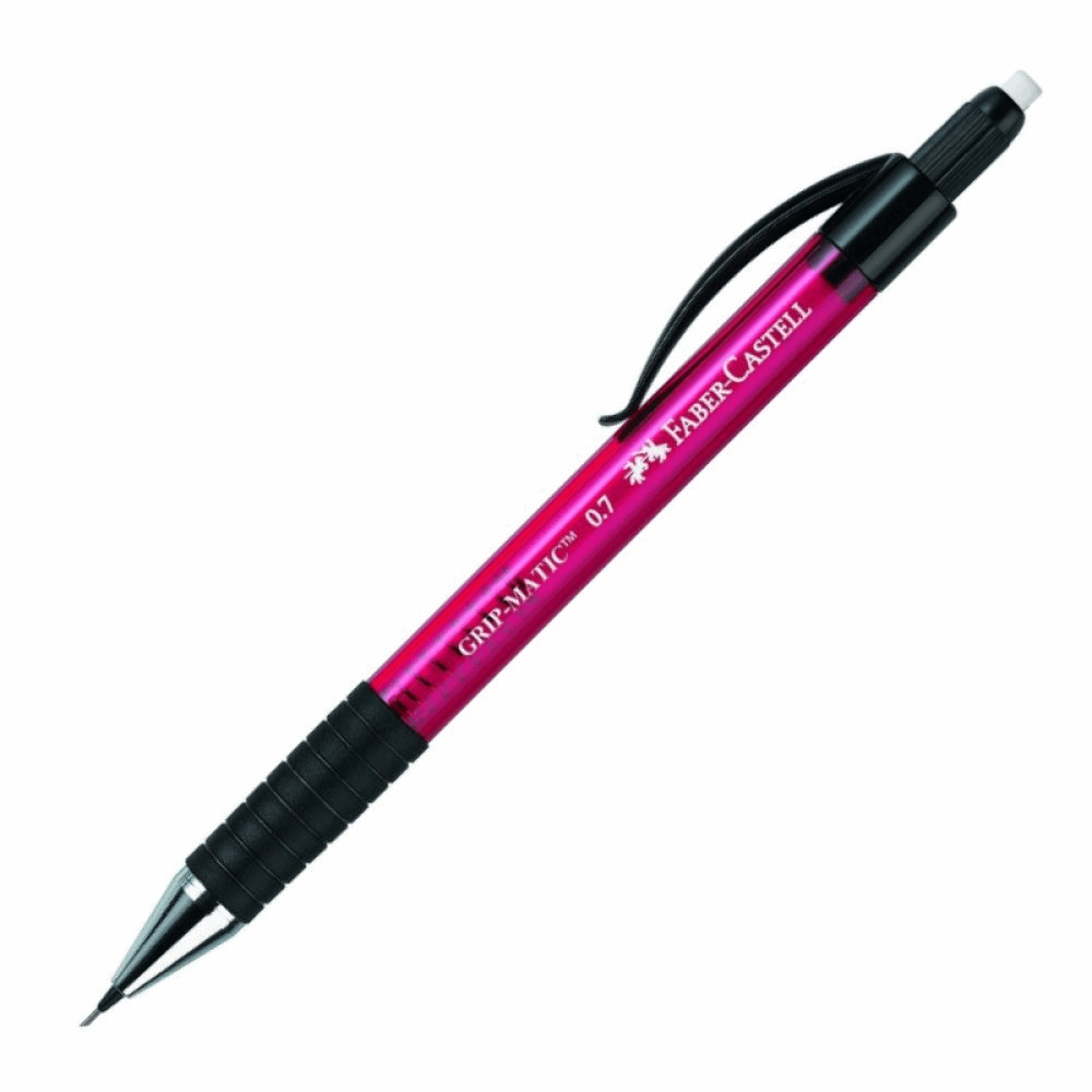 FABER CASTELL ΜΗΧΑΝΙΚΟ ΜΟΛΥΒΙ 0,7mm GRIPMATIC OF137721 KOKKINO 12307096