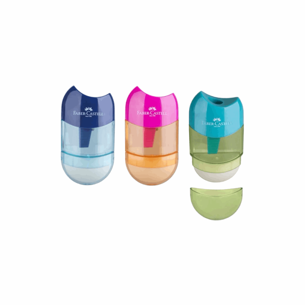 FABER CASTELL ΞΥΣΤΡΑ MONH APPLE COMBI OF183604 ME ΓΟΜΑ ΔΙΧΡΩΜΗ 12309824