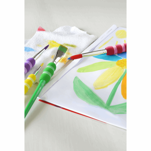 FABER CASTELL ΣΕΤ ΜΕ 4 ΠΙΝΕΛΑ RR481600 Νο 2,6,10 & 1 ΕΝΤΟΝΑ ΧΡΩΜΑΤΑ 12310242