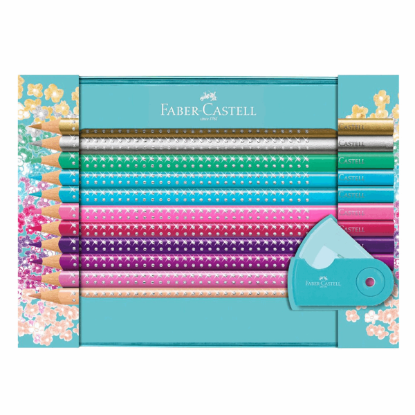 FABER CASTELL ΣΧΟΛΙΚΕΣ ΞΥΛΟΜΠΟΓΙΕΣ SPARKLE METAL RR201641 ΣΕΤ 20τμχ ΣΕ ΜΕΤΑΛΛΙΚΗ ΚΑΣΕΤΙΝΑ 12309710