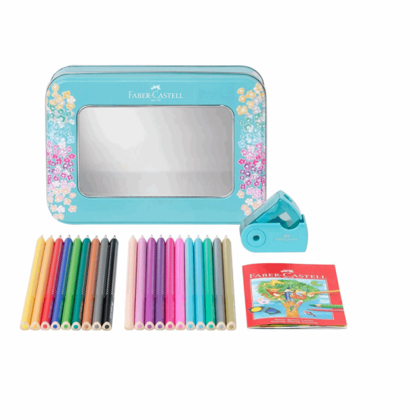 FABER CASTELL ΣΧΟΛΙΚΕΣ ΞΥΛΟΜΠΟΓΙΕΣ SPARKLE METAL RR201641 ΣΕΤ 20τμχ ΣΕ ΜΕΤΑΛΛΙΚΗ ΚΑΣΕΤΙΝΑ 12309710