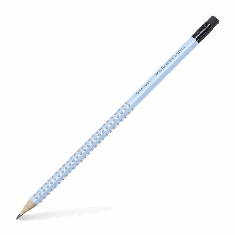 FABER CASTELL ΜΟΛΥΒΙ Β ΜΕ ΓΟΜΑ GRIP OF217274 SKY BLUE 12310925
