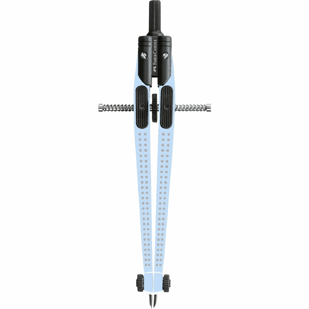 FABER CASTELL ΔΙΑΒΗΤΗΣ GRIP ΜΕ ΡΥΘΜΙΣΤΗ TD574474 SKY BLUE 12310935