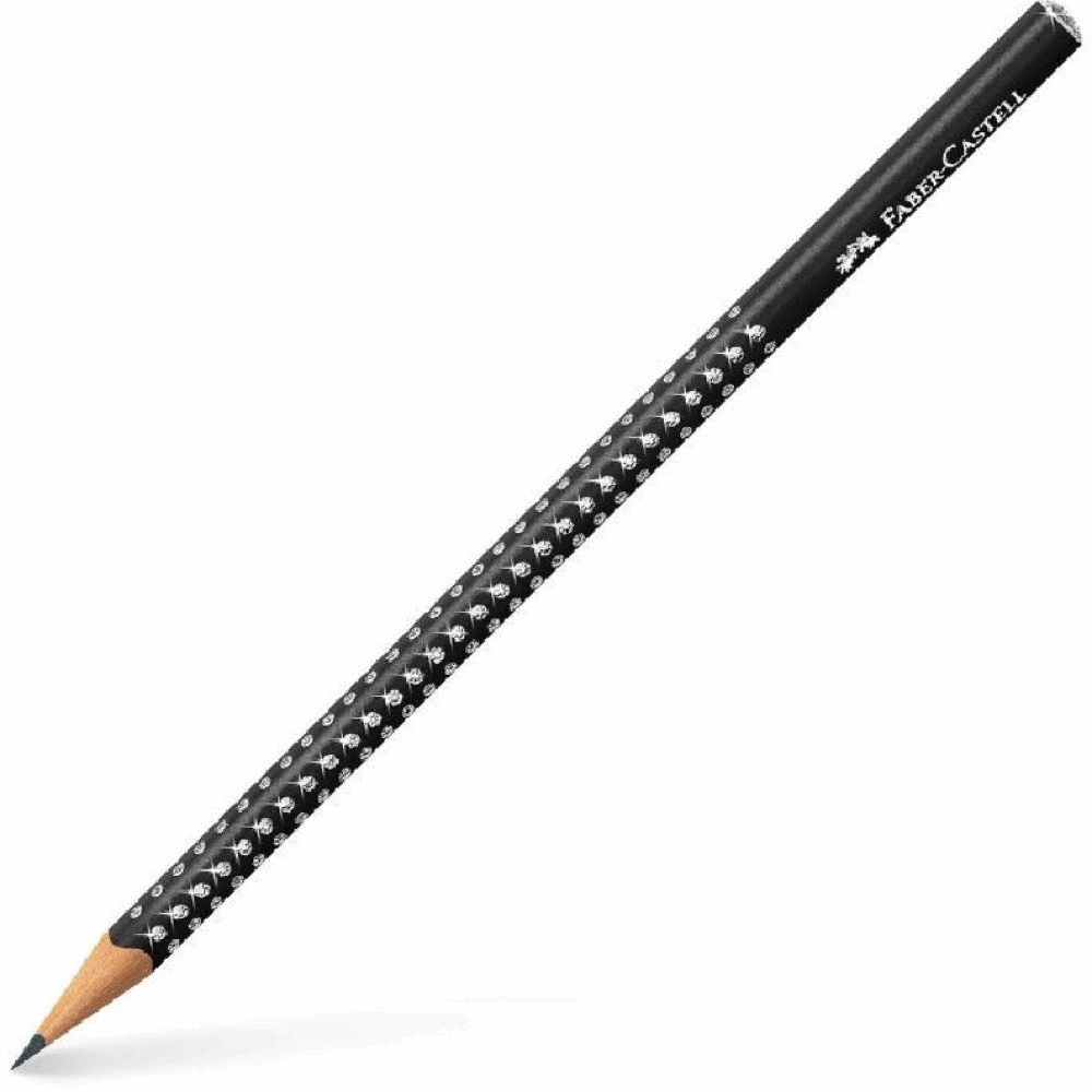 FABER CASTELL ΜΟΛΥΒΙ ΗΒ SPARKLE ΙΙ OF118299 ΜΑΥΡΟ 12310944