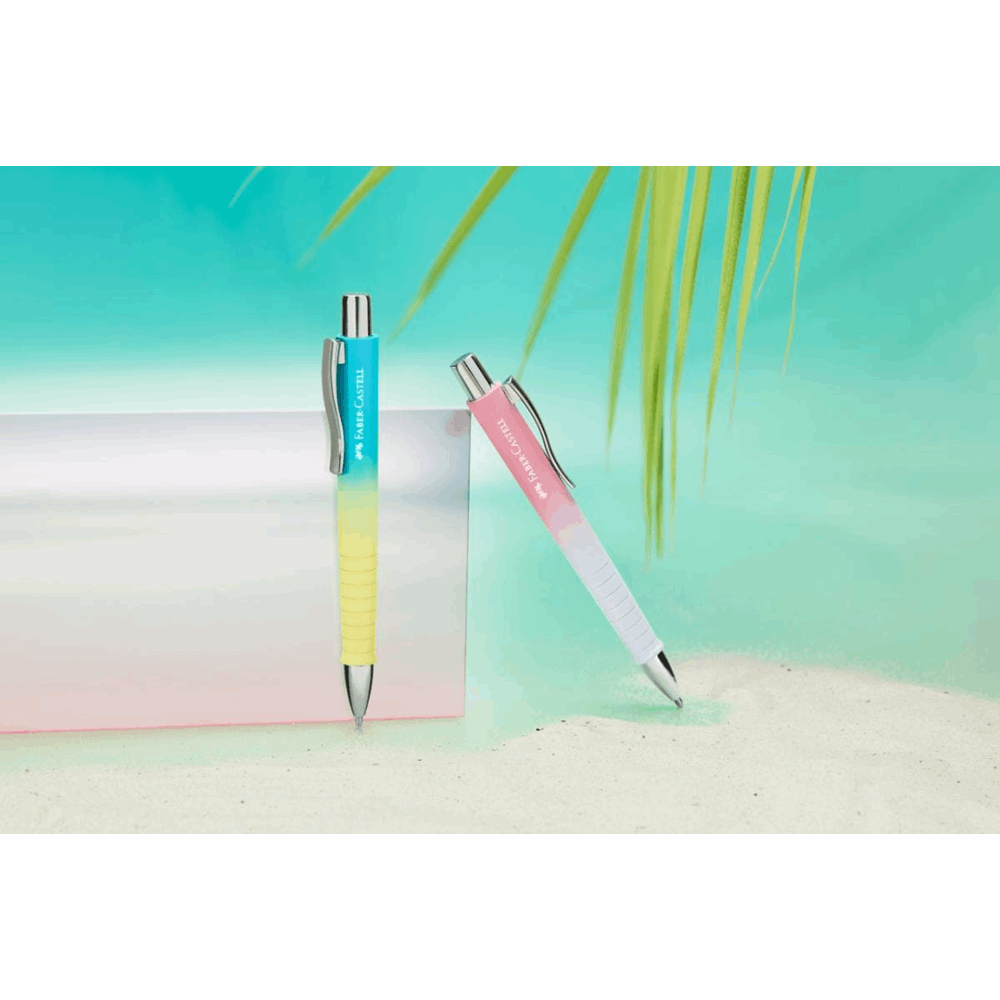 FABER CASTELL ΣΤΥΛΟ POLY SUMMER EDITION ΧΒ OF241109 ΜΠΛΕ-ΚΙΤΡΙΝΟ 12310968