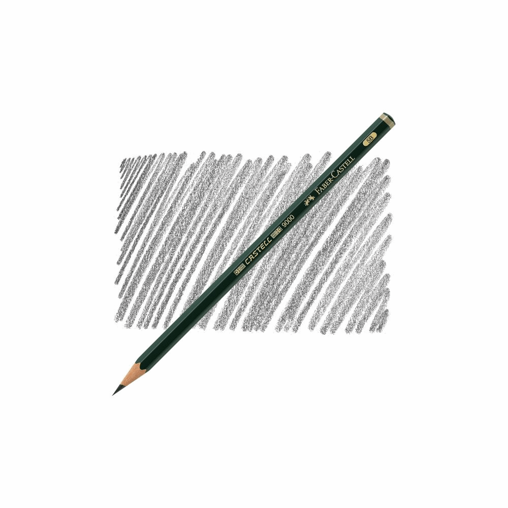 FABER CASTELL ΜΟΛΥΒΙ 5B ΣΧΕΔΙΟΥ CASTELL 9000 OF119005 ΠΡΑΣΙΝΟ 12303074