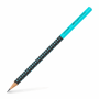 FABER CASTELL ΜΟΛΥΒΙ ΗΒ GRIP 2001 OF517012 ΔΙΧΡΩΜΟ ΜΑΥΡΟ-ΤΙΡΚΟΥΑΖ 12310479