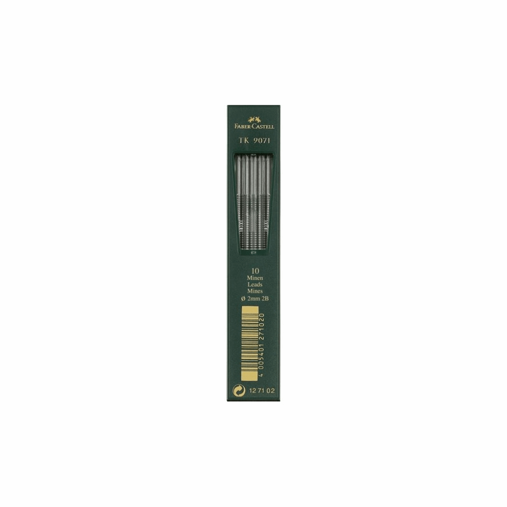 FABER CASTELL ΜΥΤΕΣ ΤΚ 2mm 10 τμχ 2Β 12303218