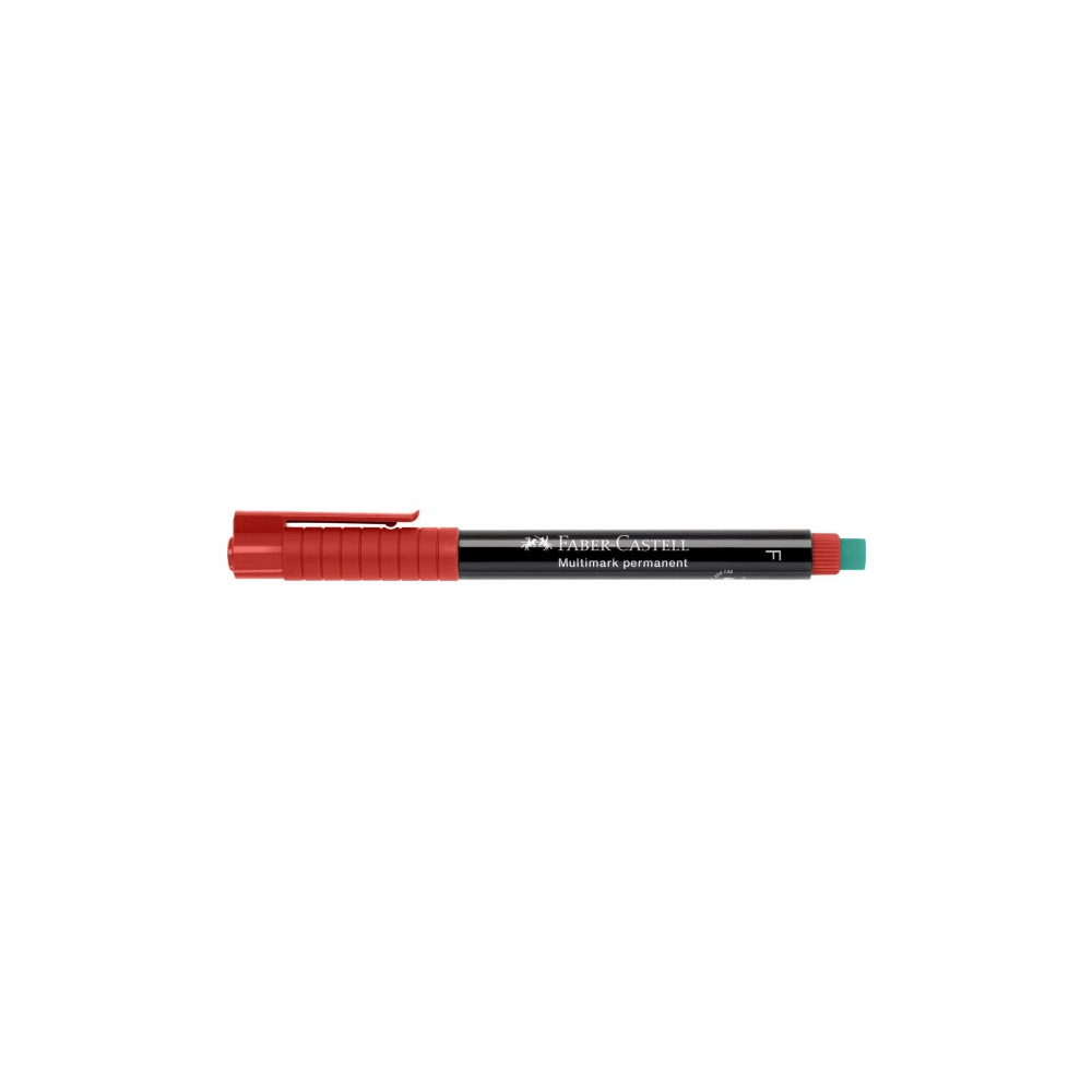 FABER CASTELL ΜΑΡΚΑΔΟΡΑΚΙ ΓΡΑΦΗΣ ΜΕ ΓΟΜΑ MULTIMARK 1513 F 0,6mm OF151321 PERMANENT ΚΟΚΚΙΝΟ 12303607