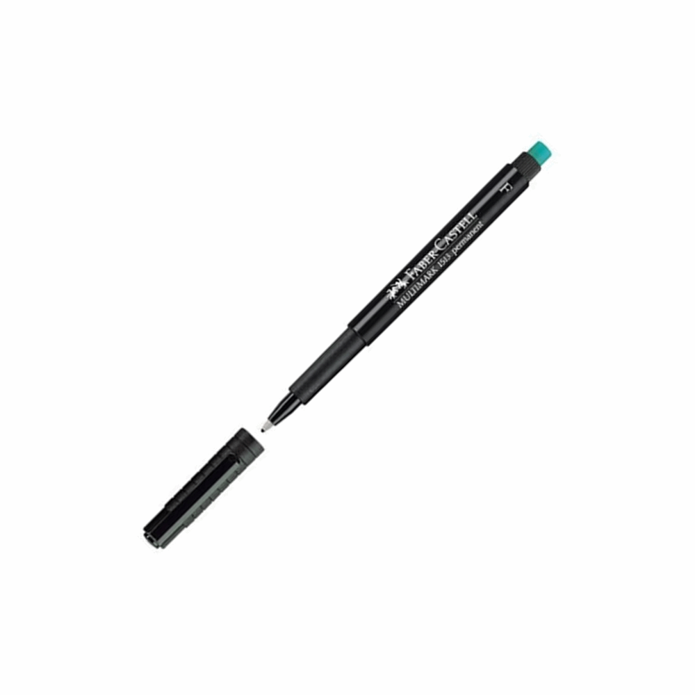FABER CASTELL ΜΑΡΚΑΔΟΡΑΚΙ ΓΡΑΦΗΣ ΜΕ ΓΟΜΑ MULTIMARK 1513 F 0,6mm OF151399 PERMANENT ΜΑΥΡΟ 12303612