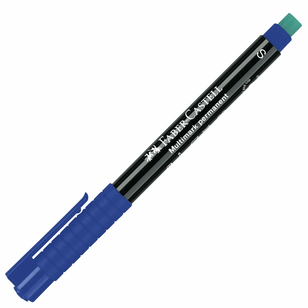 FABER CASTELL ΜΑΡΚΑΔΟΡΑΚΙ ΓΡΑΦΗΣ ΜΕ ΓΟΜΑ MULTIMARK 1523 S 0,4mm OF152351 PERMANENT ΜΠΛΕ 12303633