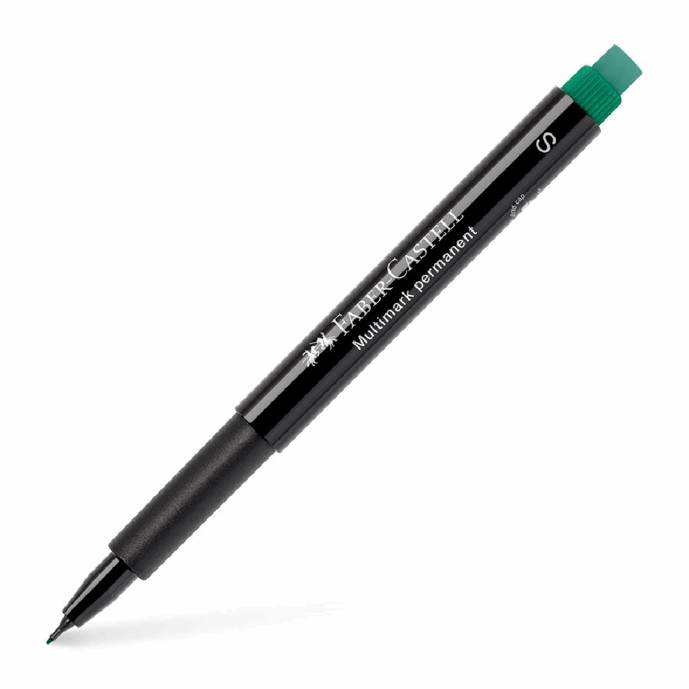 FABER CASTELL ΜΑΡΚΑΔΟΡΑΚΙ ΓΡΑΦΗΣ ΜΕ ΓΟΜΑ MULTIMARK 1523 S 0,4mm OF152363 PERMANENT ΠΡΑΣΙΝΟ 12303634