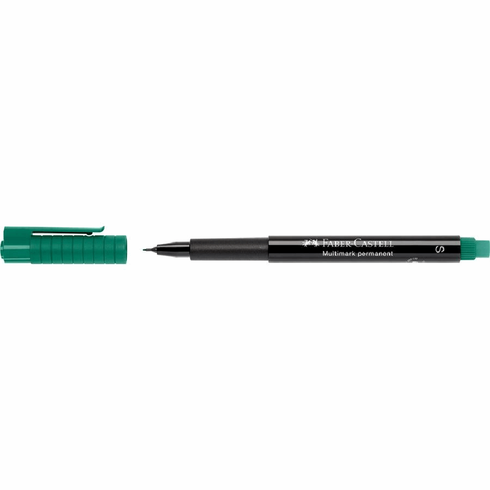 FABER CASTELL ΜΑΡΚΑΔΟΡΑΚΙ ΓΡΑΦΗΣ ΜΕ ΓΟΜΑ MULTIMARK 1523 S 0,4mm OF152363 PERMANENT ΠΡΑΣΙΝΟ 12303634