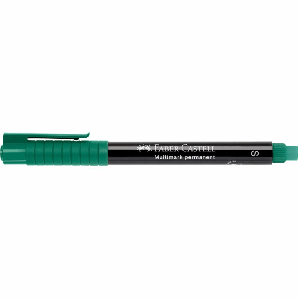 FABER CASTELL ΜΑΡΚΑΔΟΡΑΚΙ ΓΡΑΦΗΣ ΜΕ ΓΟΜΑ MULTIMARK 1523 S 0,4mm OF152363 PERMANENT ΠΡΑΣΙΝΟ 12303634