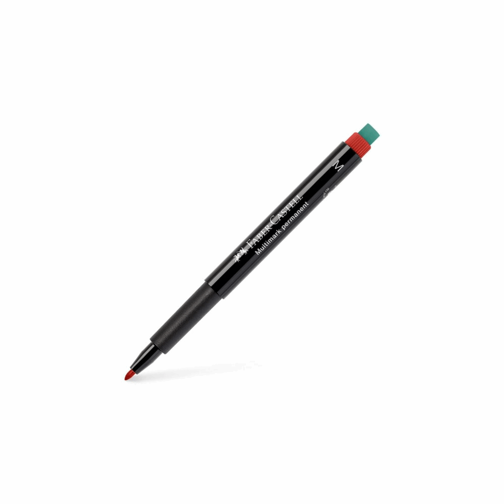 FABER CASTELL ΜΑΡΚΑΔΟΡΑΚΙ ΓΡΑΦΗΣ ΜΕ ΓΟΜΑ MULTIMARK 1525 Μ 1mm OF152521 PERMANENT ΚΟΚΚΙΝΟ 12303655