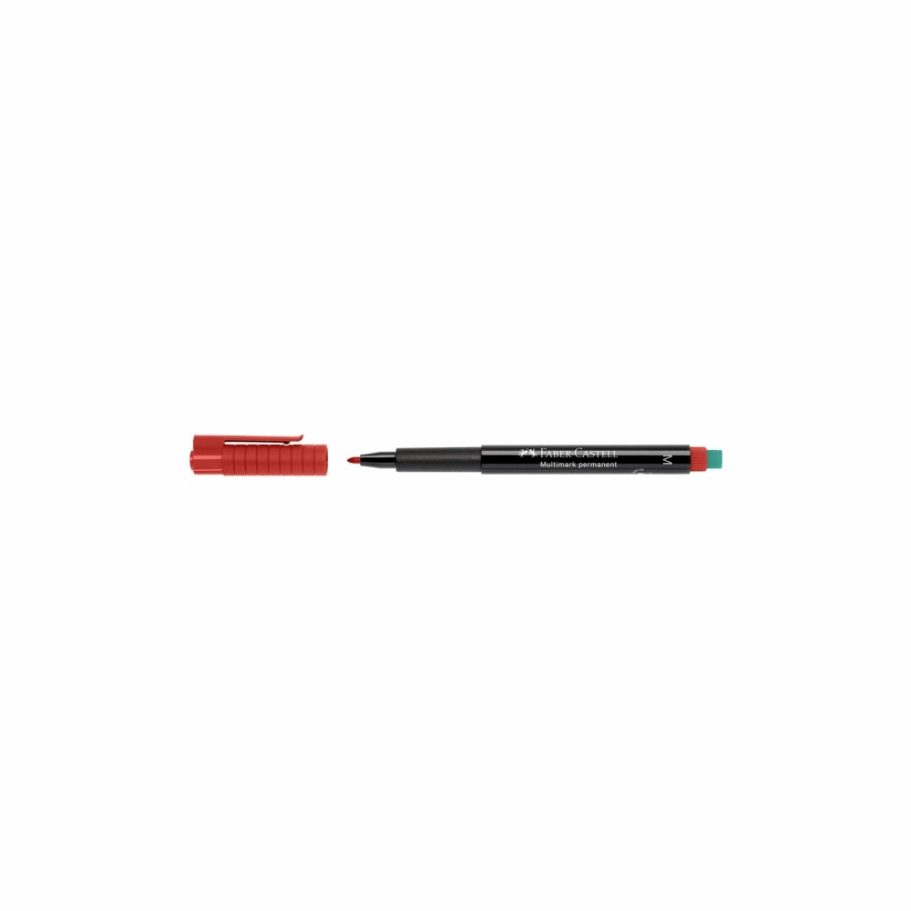FABER CASTELL ΜΑΡΚΑΔΟΡΑΚΙ ΓΡΑΦΗΣ ΜΕ ΓΟΜΑ MULTIMARK 1525 Μ 1mm OF152521 PERMANENT ΚΟΚΚΙΝΟ 12303655
