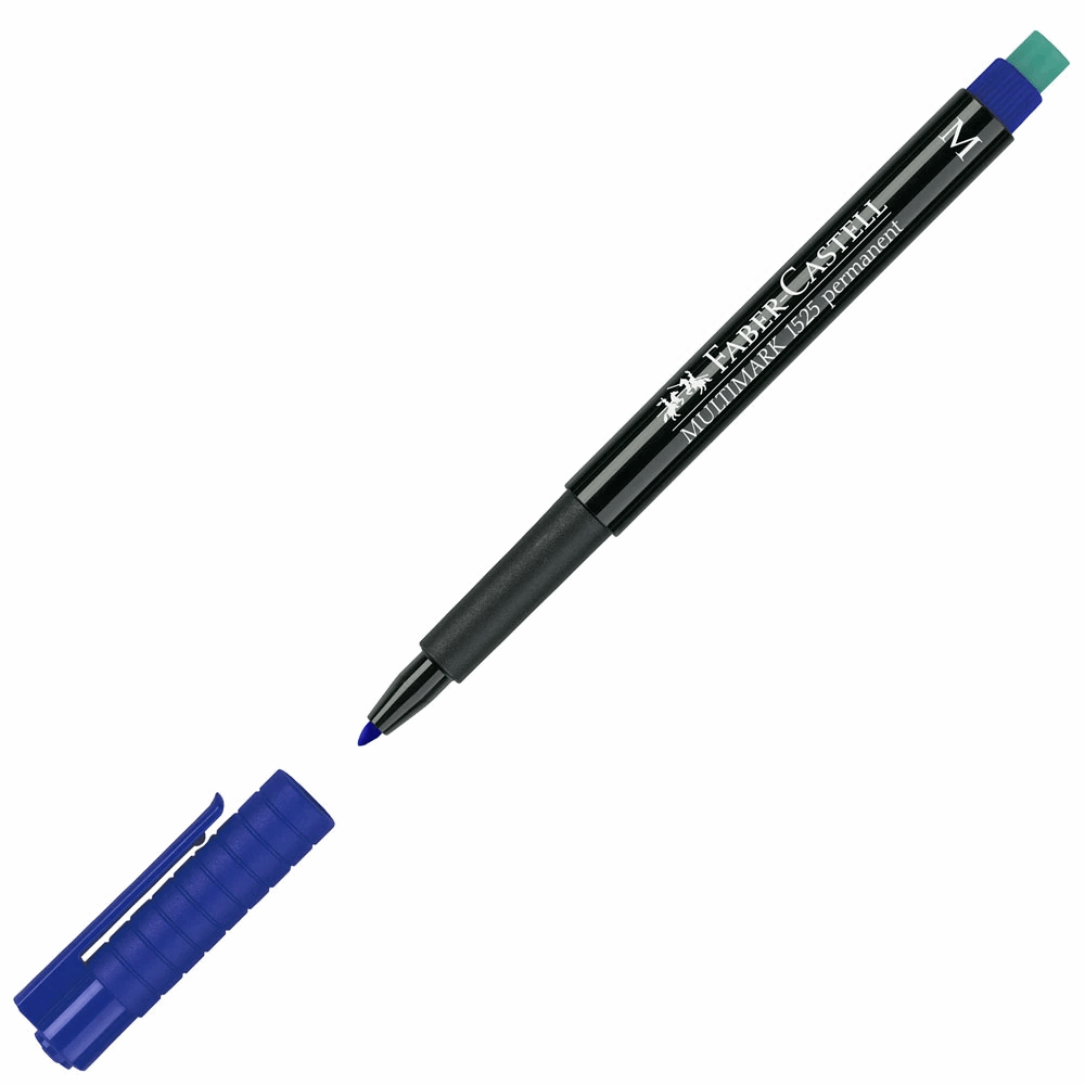 FABER CASTELL ΜΑΡΚΑΔΟΡΑΚΙ ΓΡΑΦΗΣ ΜΕ ΓΟΜΑ MULTIMARK 1525 Μ 1mm OF152551 PERMANENT ΜΠΛΕ 12303657