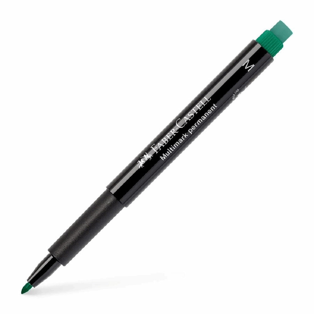 FABER CASTELL ΜΑΡΚΑΔΟΡΑΚΙ ΓΡΑΦΗΣ ΜΕ ΓΟΜΑ MULTIMARK 1525 Μ 1mm OF152563 PERMANENT ΠΡΑΣΙΝΟ 12303658