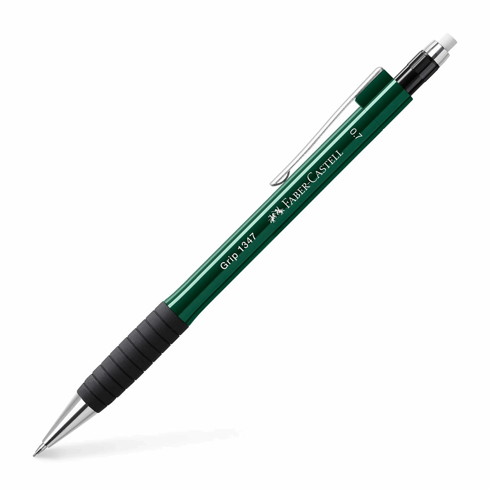 FABER CASTELL ΜΗΧΑΝΙΚΟ ΜΟΛΥΒΙ 0.7mm GRIP 1347 OF134763 ΠΡΑΣΙΝΟ CLASSIC 12303498
