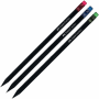 FABER CASTELL ΜΟΛΥΒΙ ΗΒ ΜΕ ΓΟΜΑ BLACK WOOD OF5242115/815090 ΜΑΥΡΟ 12308313