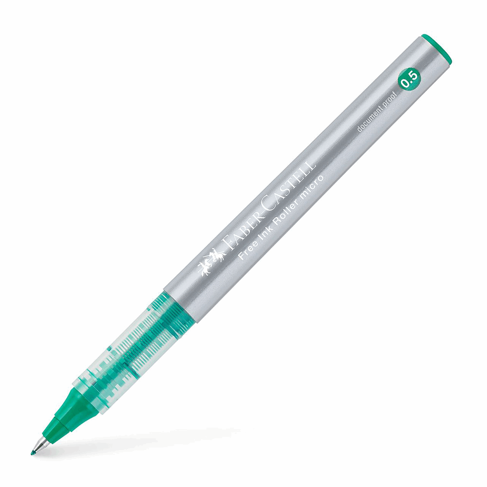 FABER CASTELL ΣΤΥΛΟ FREE INK. 0.5 ΠΡΑΣΙΝΟ