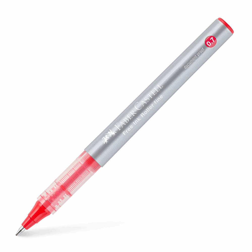 FABER CASTELL ΣΤΥΛΟ FREE INK. 0.7 ΚΟΚΚΙΝΟ
