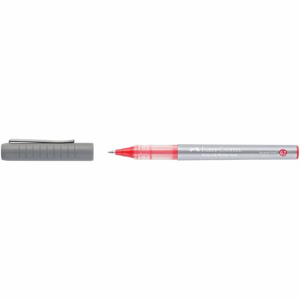 FABER CASTELL ΣΤΥΛΟ FREE INK. 0.7 ΚΟΚΚΙΝΟ
