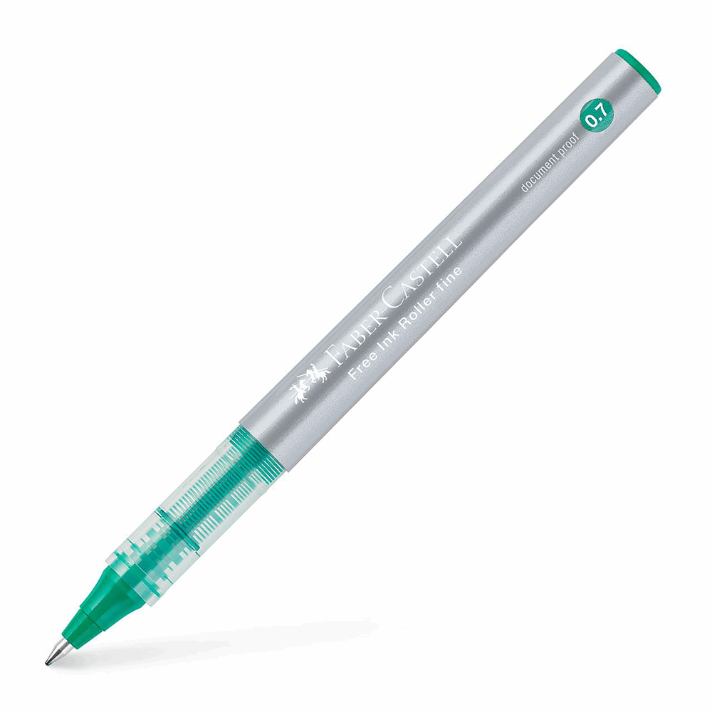 FABER CASTELL ΣΤΥΛΟ FREE INK. 0.7 ΠΡΑΣΙΝΟ