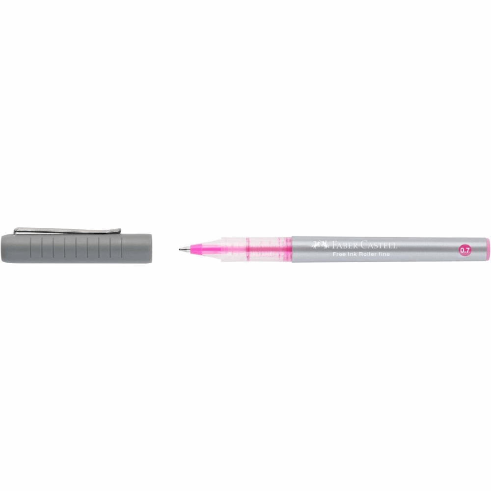 FABER CASTELL ΣΤΥΛΟ FREE INK. 0.7 ΡΟΖ