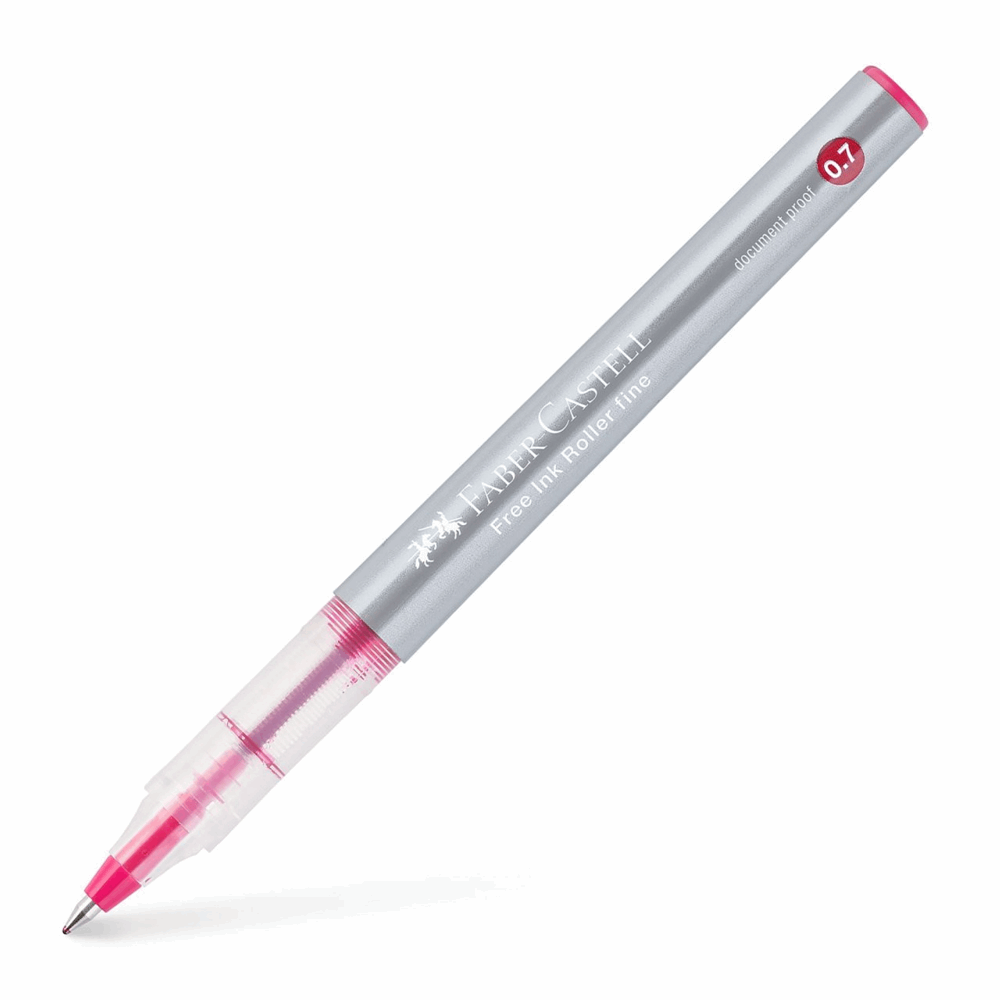 FABER CASTELL ΣΤΥΛΟ FREE INK. 0.7 ΦΟΥΞΙΑ