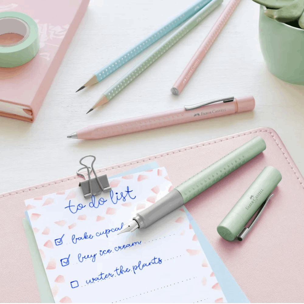 FABER CASTELL ΣΤΥΛΟ GRIP PEARL ΤΙΡΚΟΥΑΖ