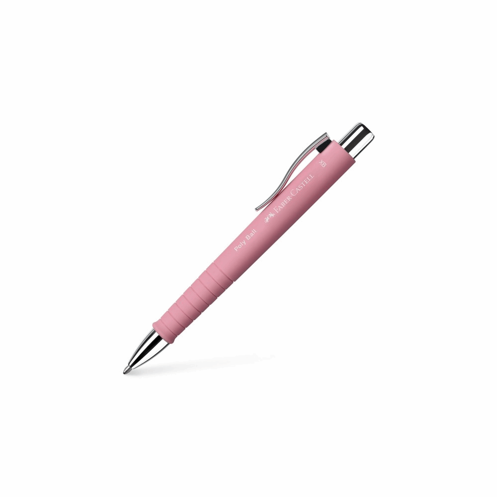 FABER CASTELL ΣΤΥΛΟ POLY BALL XB ΡΟΖE