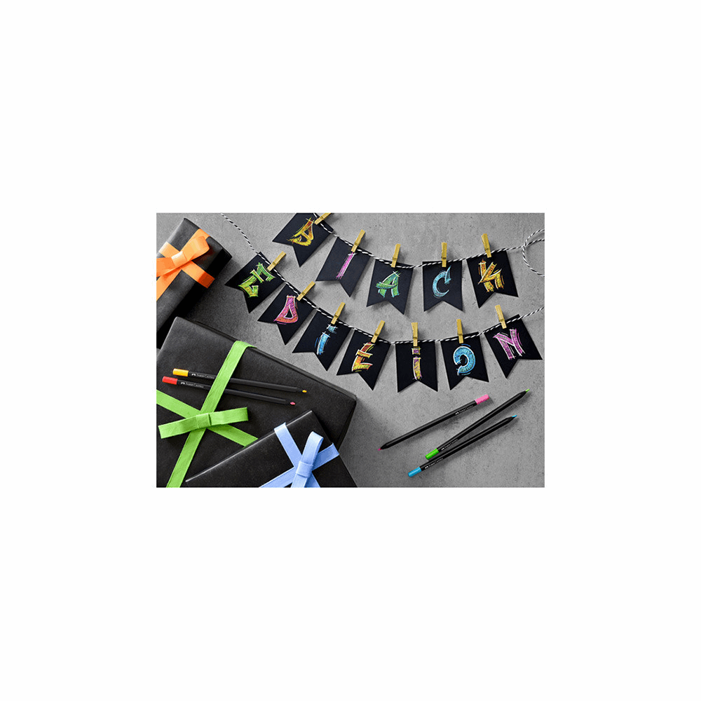 FABER CASTELL ΣΧΟΛΙΚΕΣ ΞΥΛΟΜΠΟΓΙΕΣ BLACK EDITION RR116424 ΣΕΤ 24 τμχ 12310080
