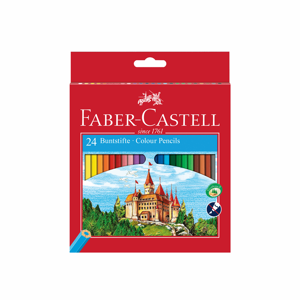 FABER CASTELL ΣΧΟΛΙΚΕΣ ΞΥΛΟΜΠΟΓΙΕΣ ΚΑΣΤΡΟ RR120124 ΣΕΤ 24 τμχ 12306256