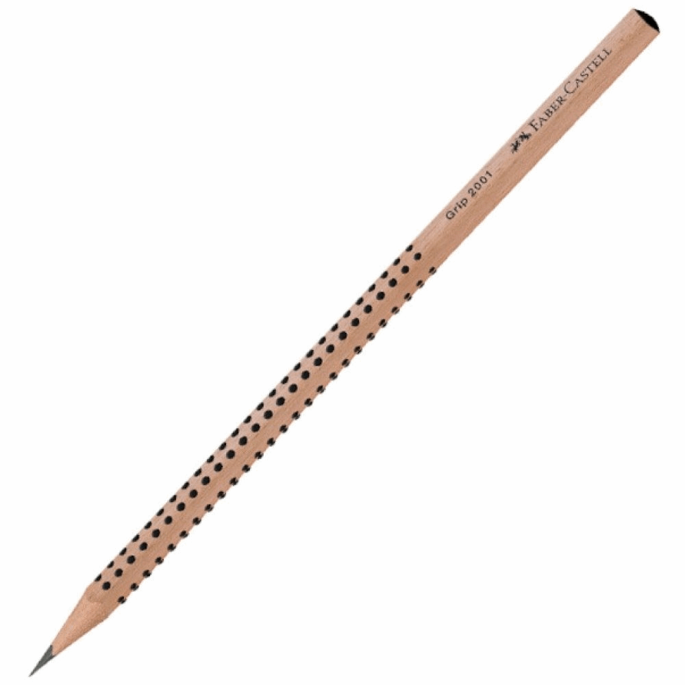 FABER CASTELL ΜΟΛΥΒΙ GRIP ΦΥΣΙΚΟ ΞΥΛΟ ΜΑΥΡΟ ΗΒ 129217053 OF217053