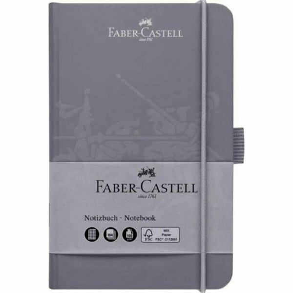 FABER CASTELL ΣΗΜΕΙΩΜΑΤΑΡΙΟ RR10-027-827 Α6(9Χ14) 194σελ  ΓΚΡΙ 12310396