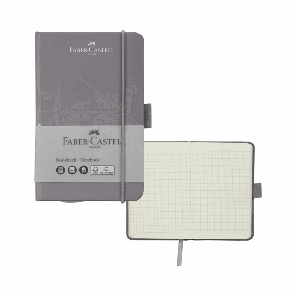 FABER CASTELL ΣΗΜΕΙΩΜΑΤΑΡΙΟ RR10-027-827 Α6(9Χ14) 194σελ  ΓΚΡΙ 12310396