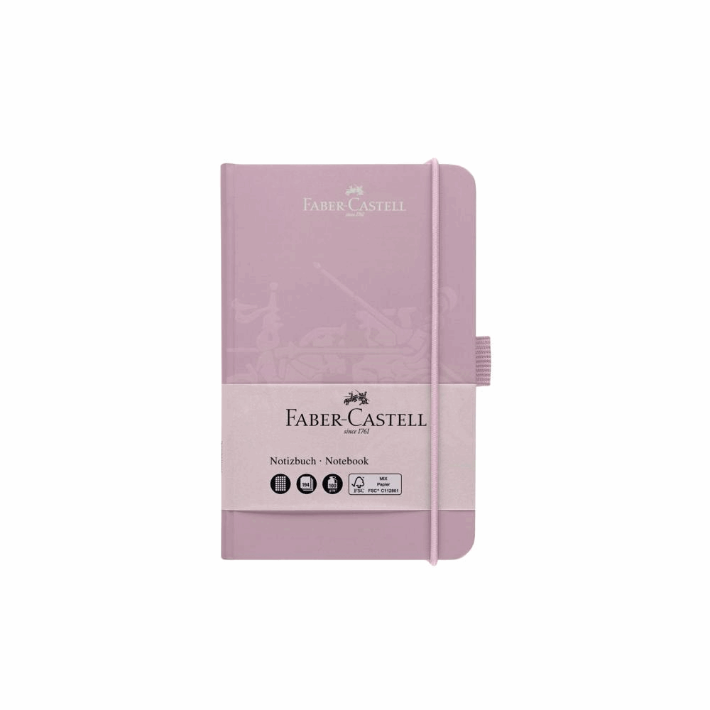 FABER CASTELL ΣΗΜΕΙΩΜΑΤΑΡΙΟ RR10-027-828 Α6(9Χ14) 194σελ ΡΟΖΕ 12310397