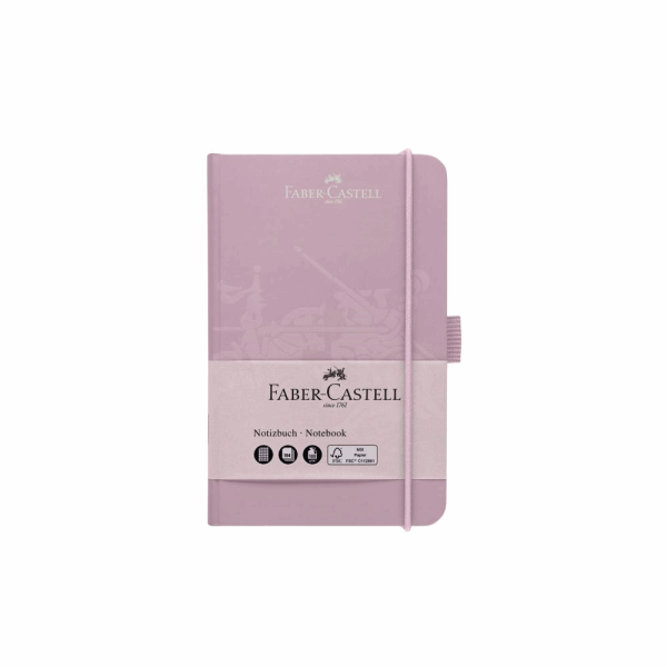FABER CASTELL ΣΗΜΕΙΩΜΑΤΑΡΙΟ RR10-027-828 Α6(9Χ14) 194σελ ΡΟΖΕ 12310397