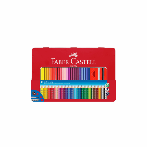 FABER CASTELL ΣΧΟΛΙΚΕΣ ΞΥΛΟΜΠΟΓΙΕΣ GRIP RR112448 ΣΕΤ 48τμχ ΣΕ ΜΕΤΑΛΛΙΚΗ ΚΑΣΕΤΙΝΑ 12309252