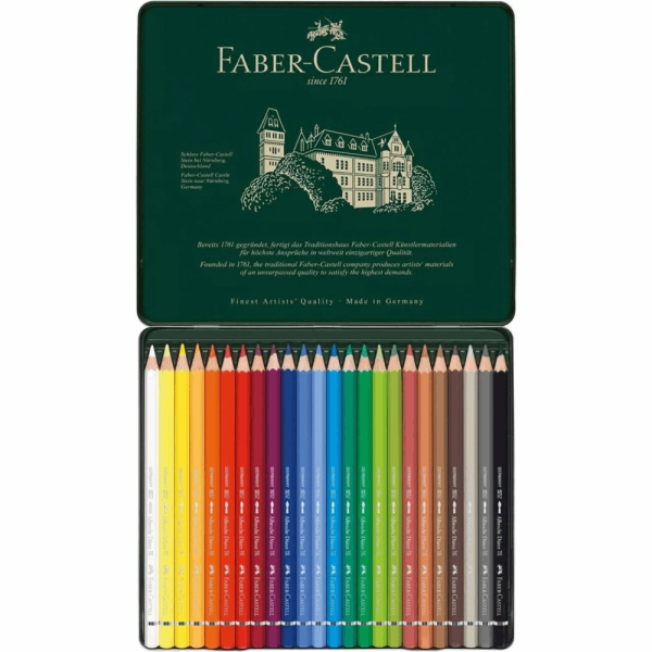 FABER CASTELL ΣΧΟΛΙΚΕΣ ΞΥΛΟΜΠΟΓΙΕΣ WATERCOLOUR ALBRECHT DUERER RR117524 ΣΕΤ 24τμχ ΣΕ ΜΕΤΑΛΛΙΚΗ ΚΑΣΕΤΙΝΑ 12302960
