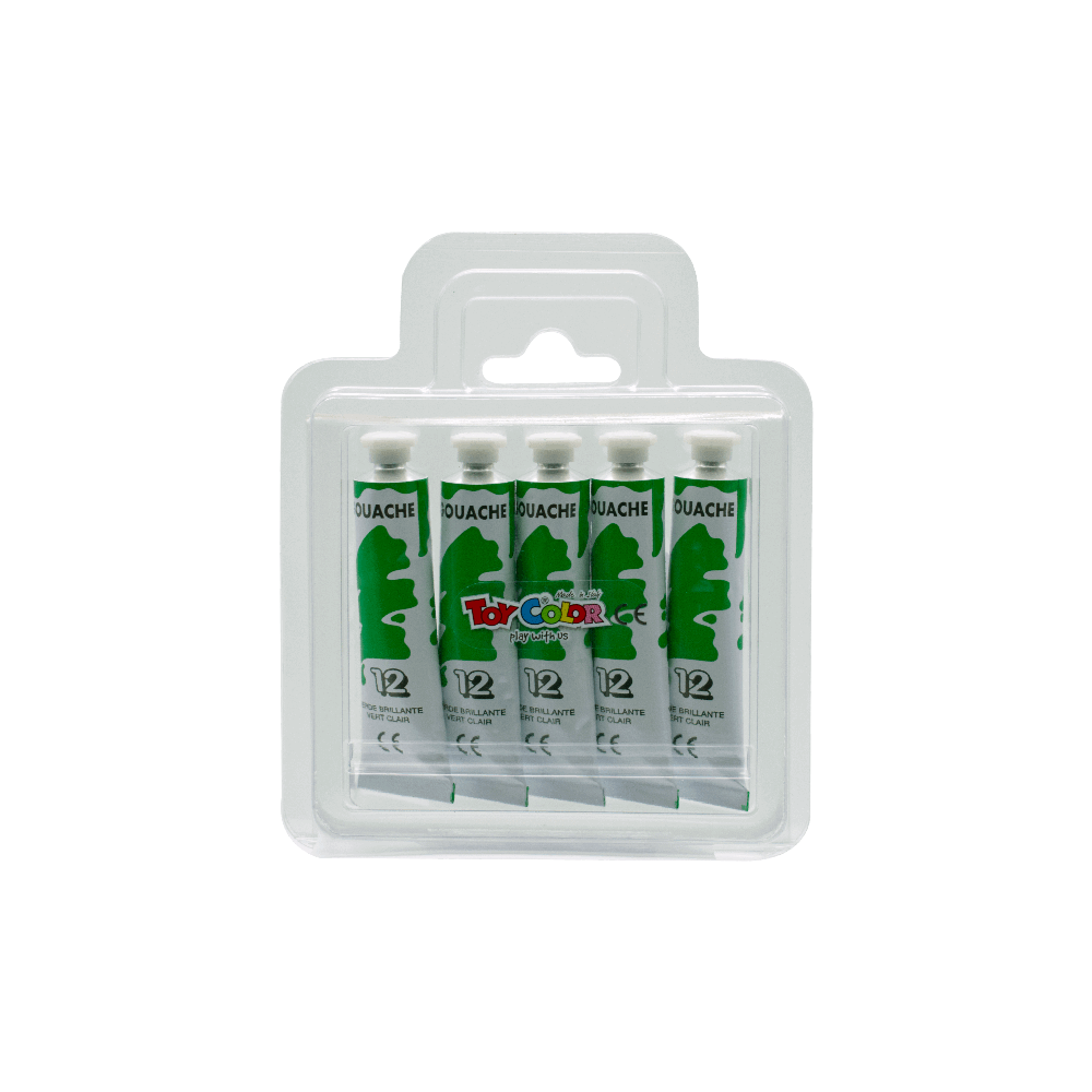 TOY COLOR ΤΕΜΠΕΡΑ SUPERWASHABLE 12ml PRIMARY 730.12 ΠΡΑΣΙΝΗ 220.730.12