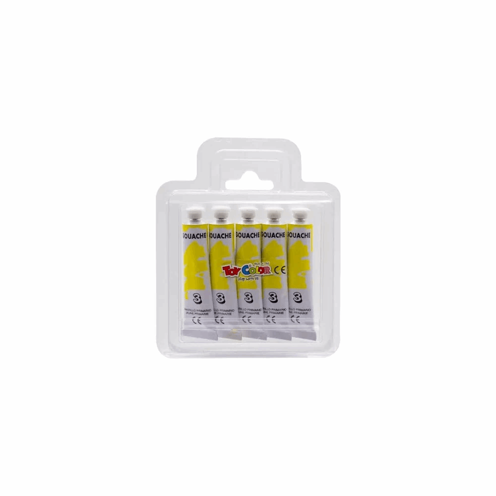 TOY COLOR ΤΕΜΠΕΡΑ SUPERWASHABLE 12ml PRIMARY 730.03 ΚΙΤΡΙΝΗ 220.730.03