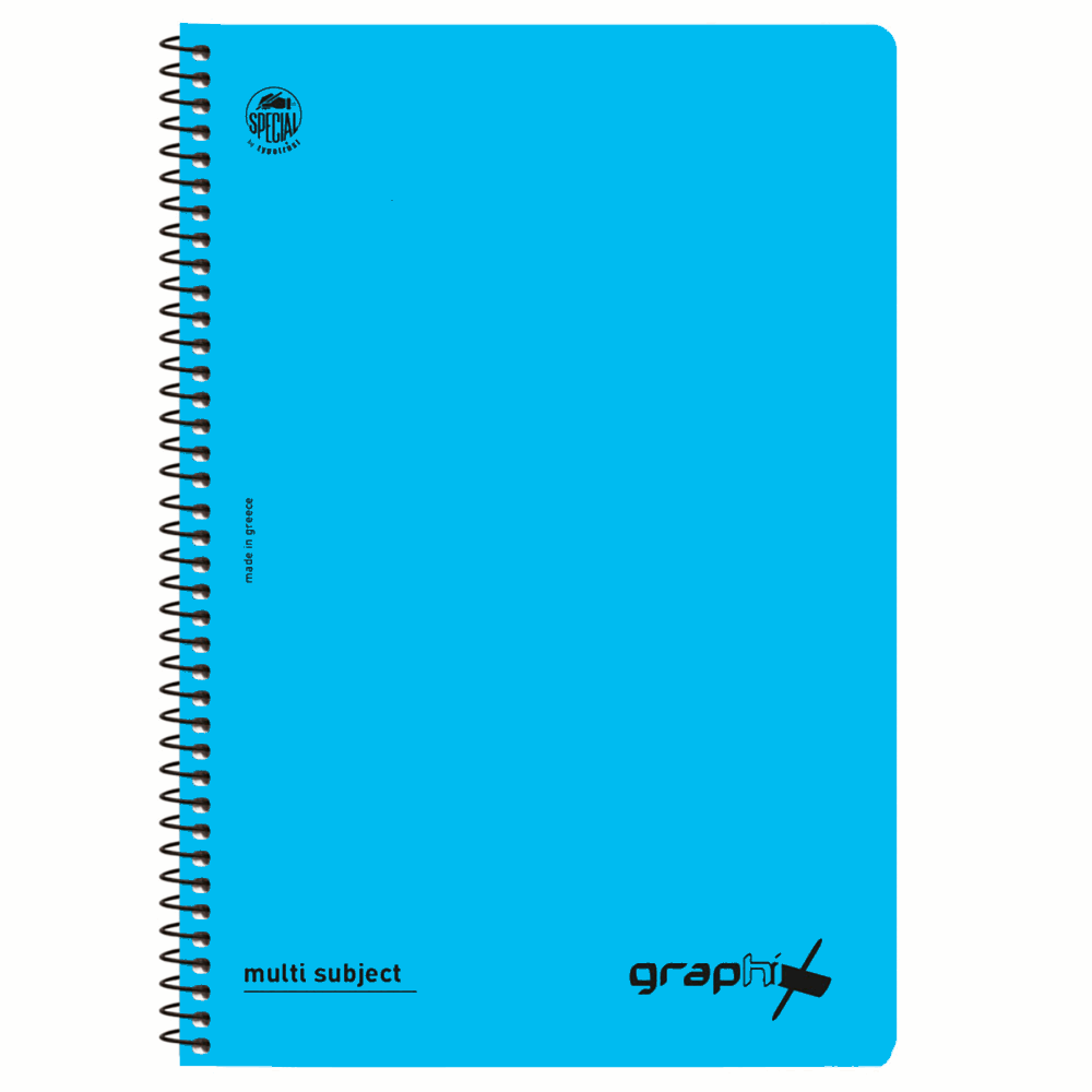 TYPOTRUST GRAPHIX ΤΕΤΡΑΔΙΟ ΣΠΙΡΑΛ Β5(17Χ25) 4Θ 120φ 4554-18