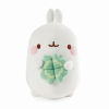 MyMochi - Λούτρινο 16cm Molang με φύλλο τρυφυλλιού σε κουτί δώρου NIC48874