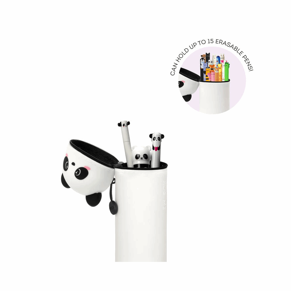 LEGAMI KA0010 2-IN-1 SILICONE PENCIL CASE - KAWAII - PANDA
