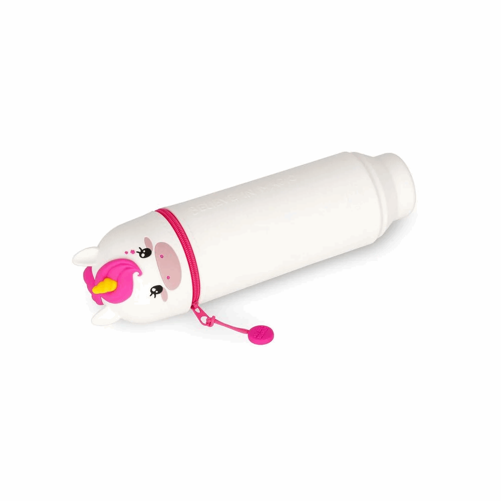 LEGAMI KA0012 2-IN-1 SILICONE PENCIL CASE - KAWAII - UNICORN