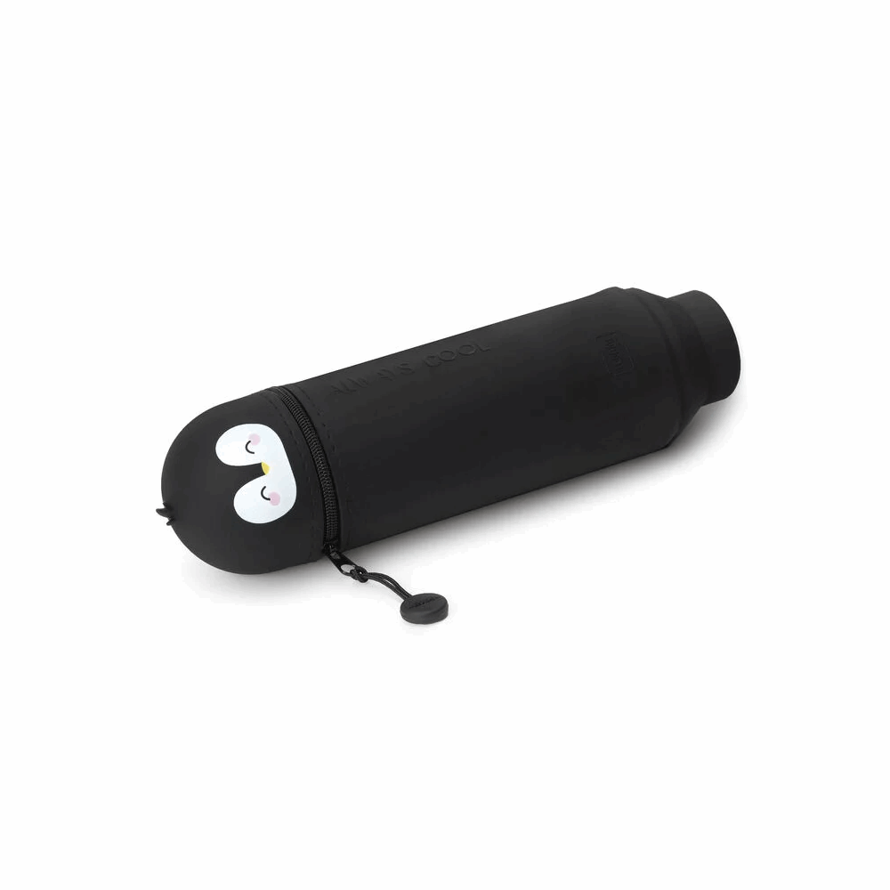 LEGAMI KA0015 2-IN-1 SILICONE PENCIL CASE - KAWAII - PENGUIN