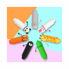 LEGAMI KA0018 2-IN-1 SILICONE PENCIL CASE - KAWAII - TIGER